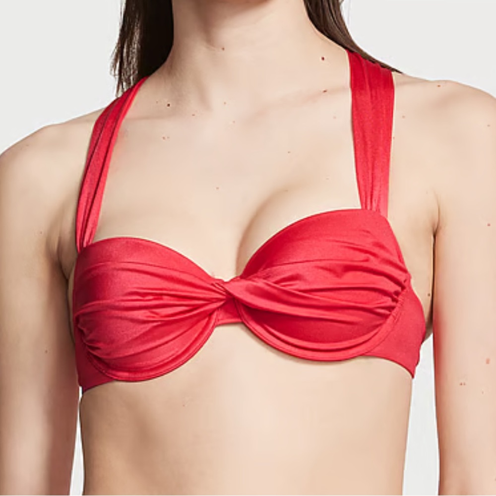 Victoria’s Secret Swim Twist Balconette Bikini Top NWT